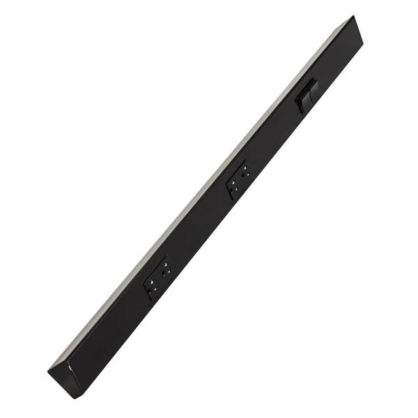 36" 20 amp 120 volt Black 2 Single Pole Switch/Receptacle Combination Power Strip